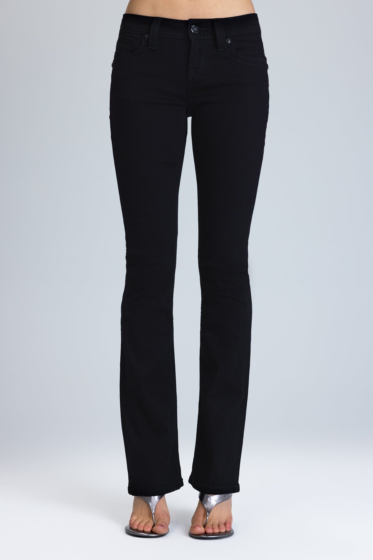 Jax Fleur Low Rise Bootcut Jeans