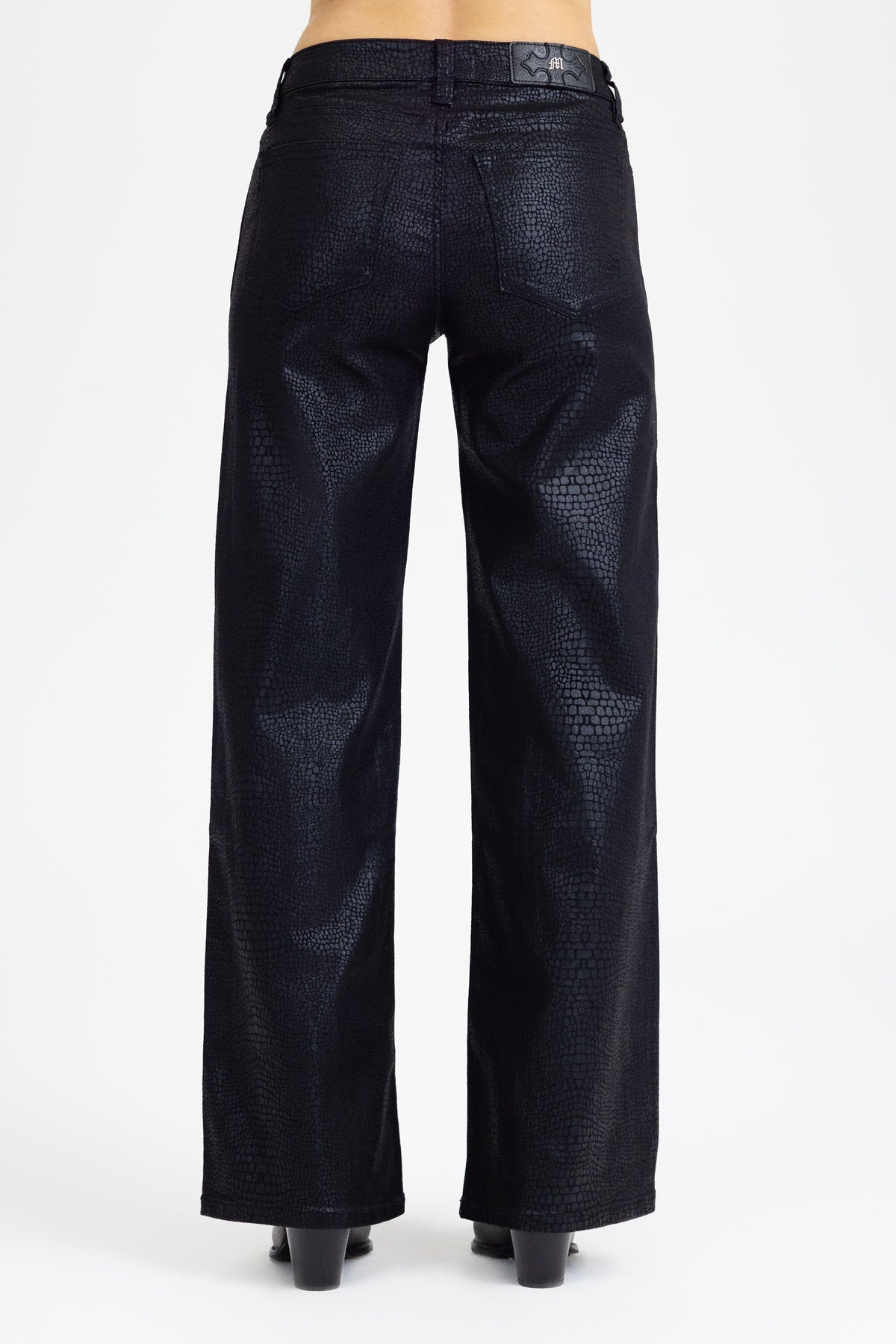 Pia Python Wide Leg