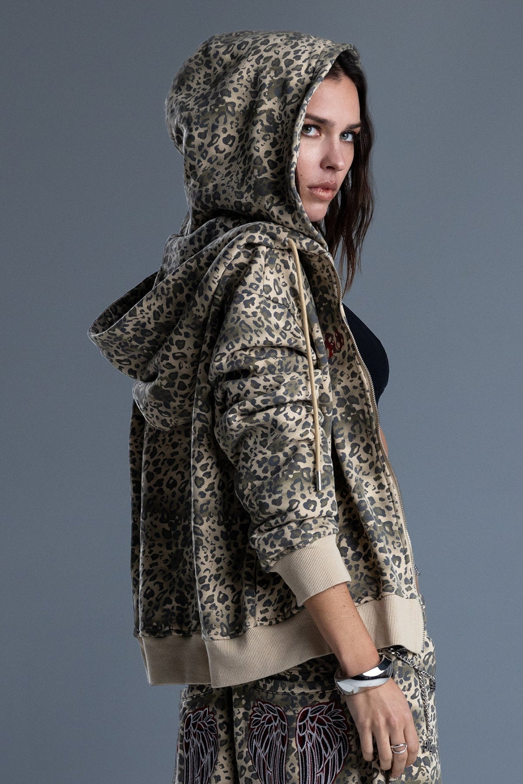 Natasha Double Hoodie Jacket