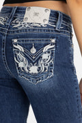 Glacé Bleu Bootcut Jeans