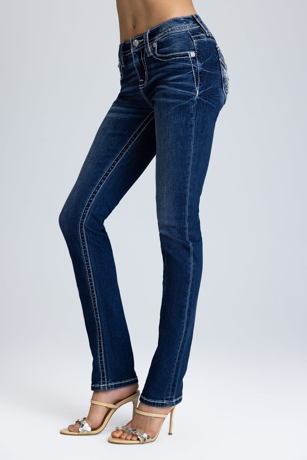 Riyon Wings Straight Jeans