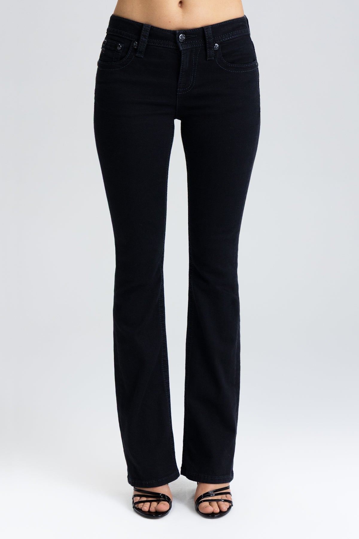 Black Spur Bootcut Jeans