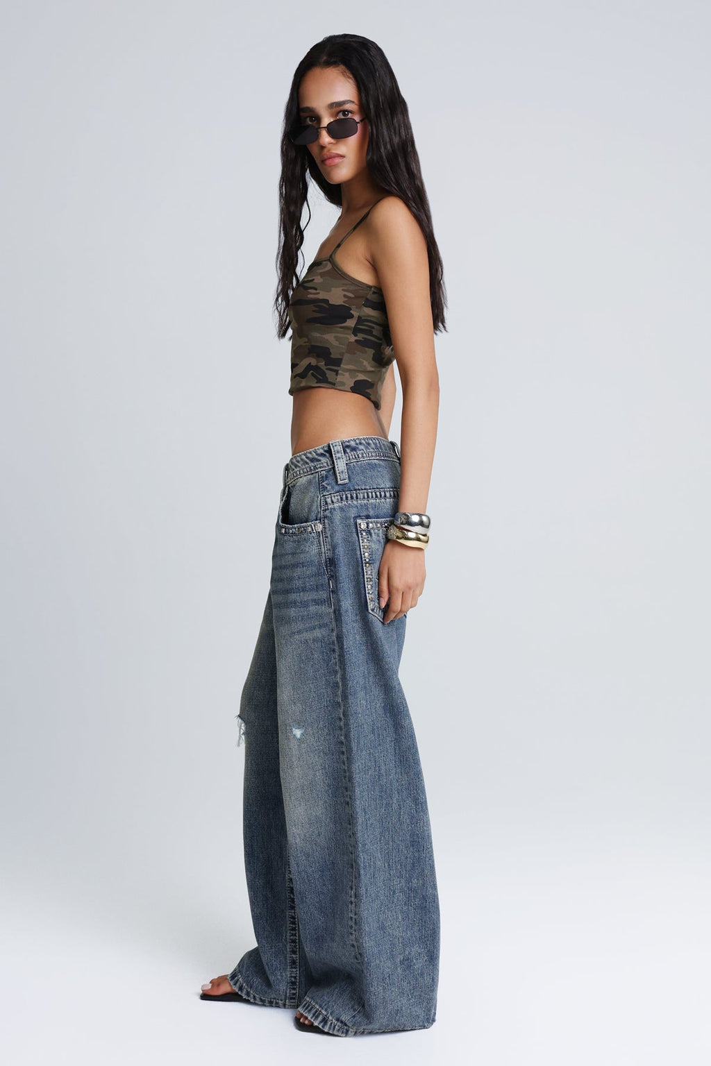 Nocturne Low Rise Baggy Jeans