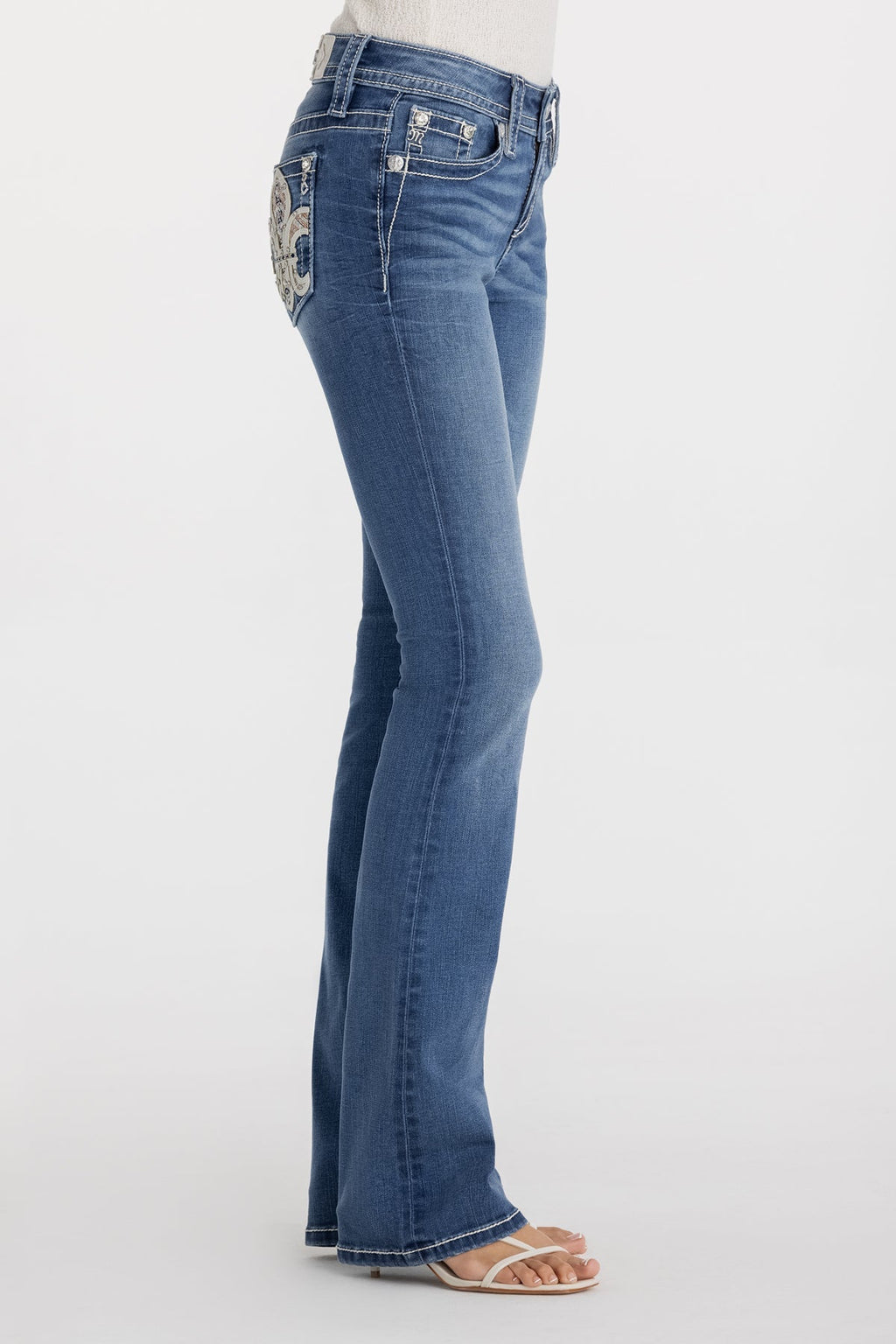 Adalie Fleur Bootcut Jeans