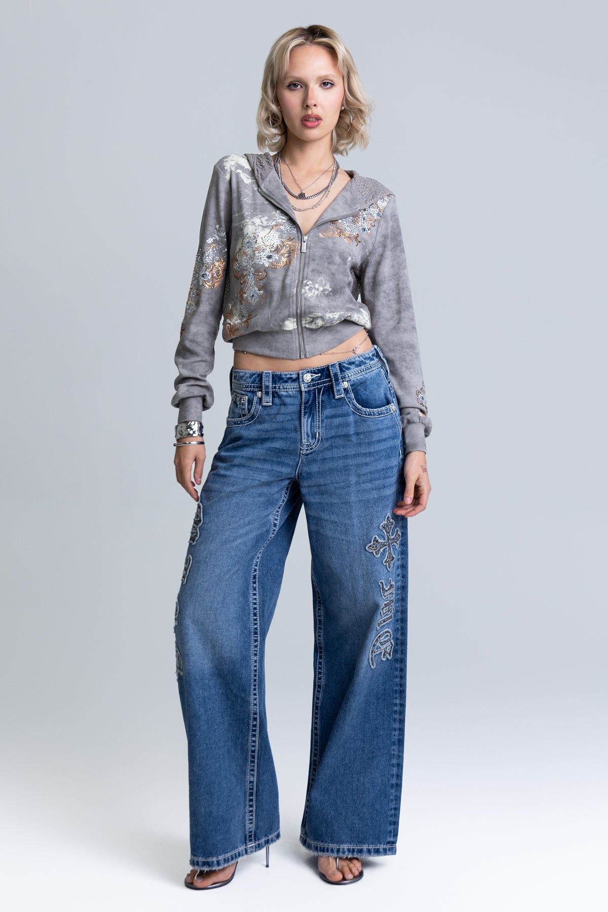Azalea Low Rise Baggy Jeans