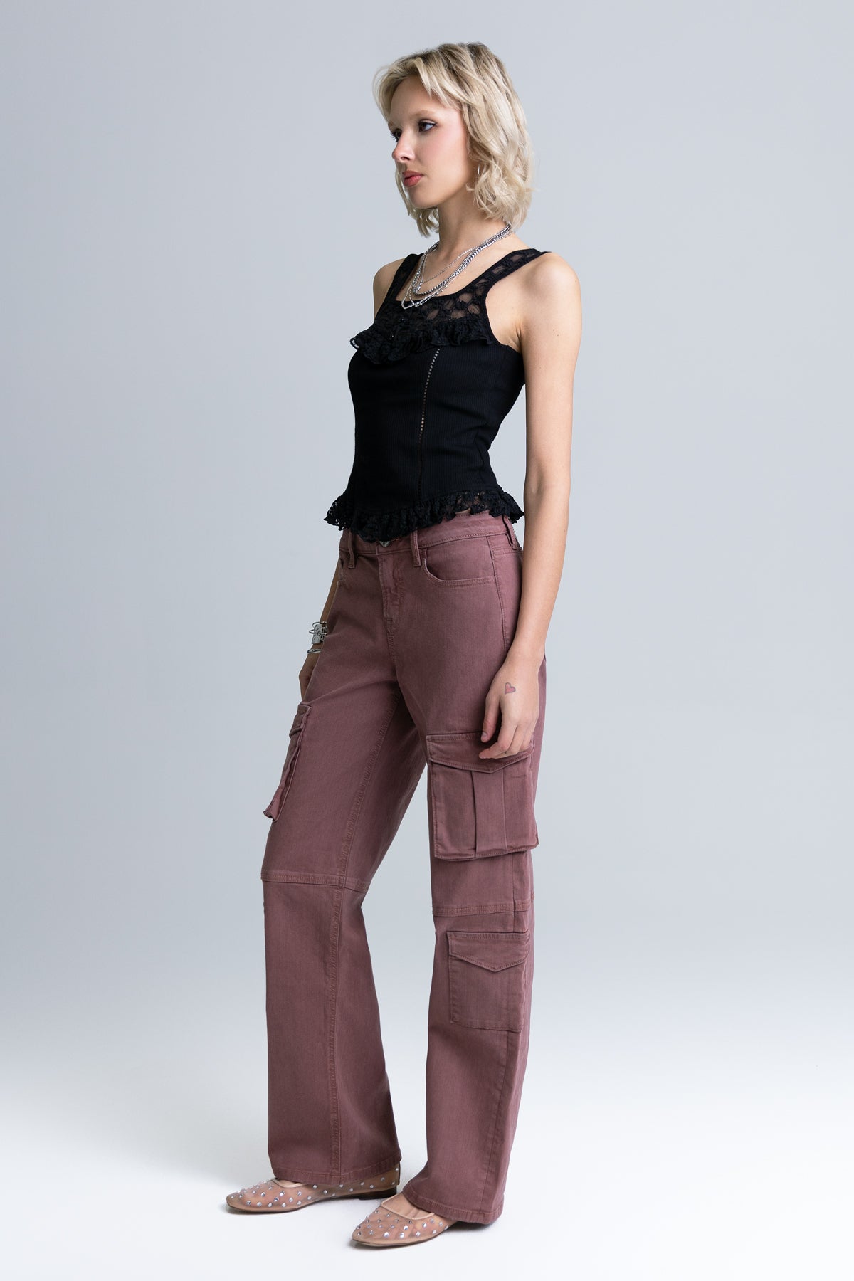 Violette Cargo Wide Leg