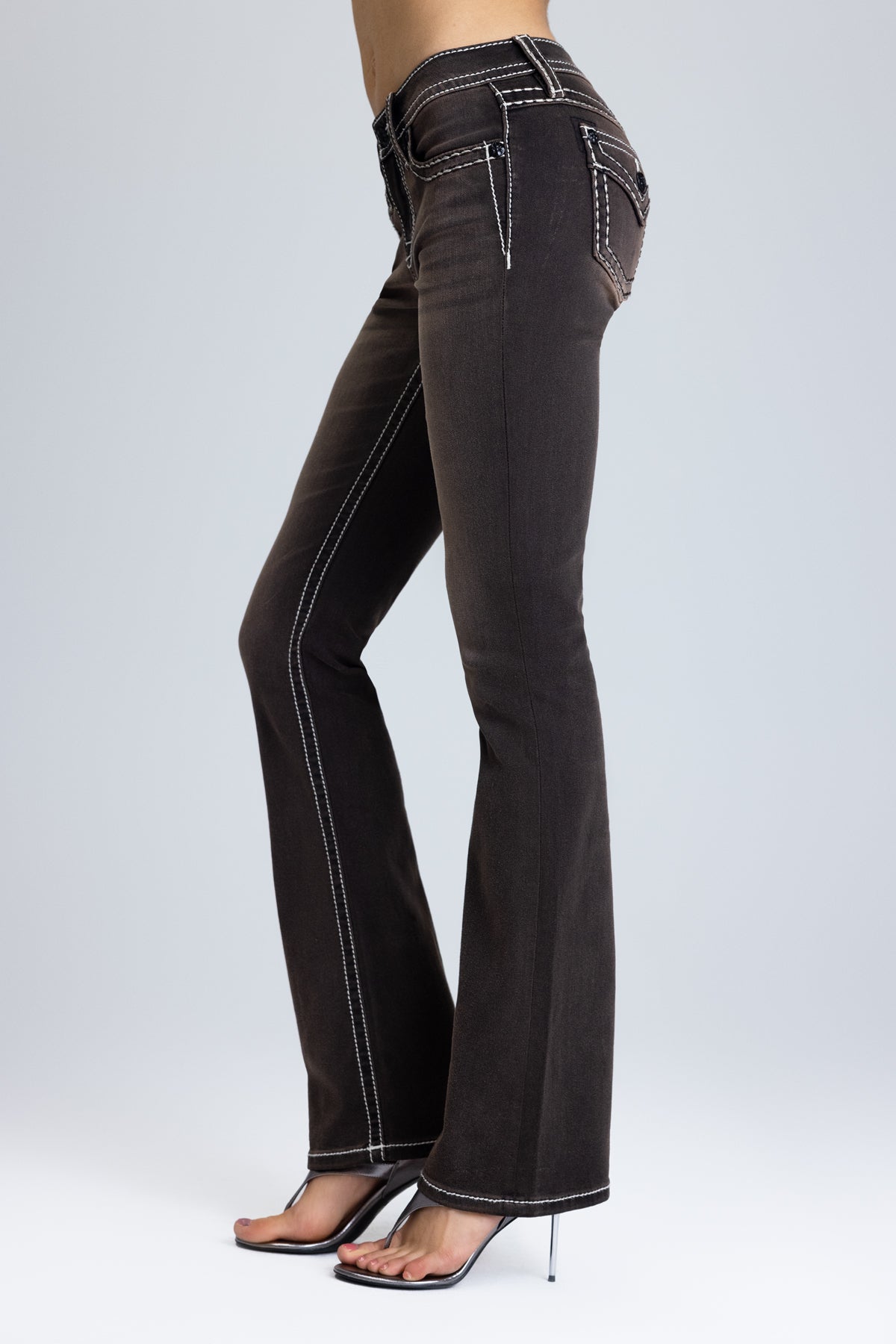 Sevryn Stitched Bootcut Jeans