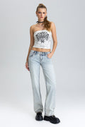 Aliyah Low Rise Slim Wide