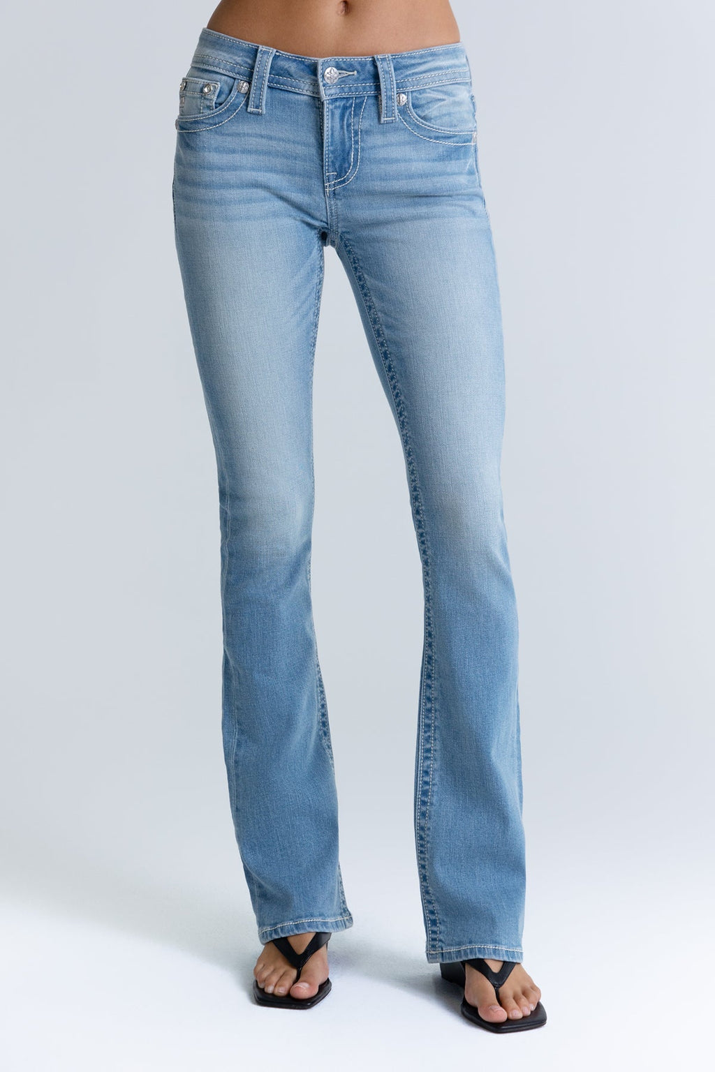Rebel With A Cross Bootcut Jeans