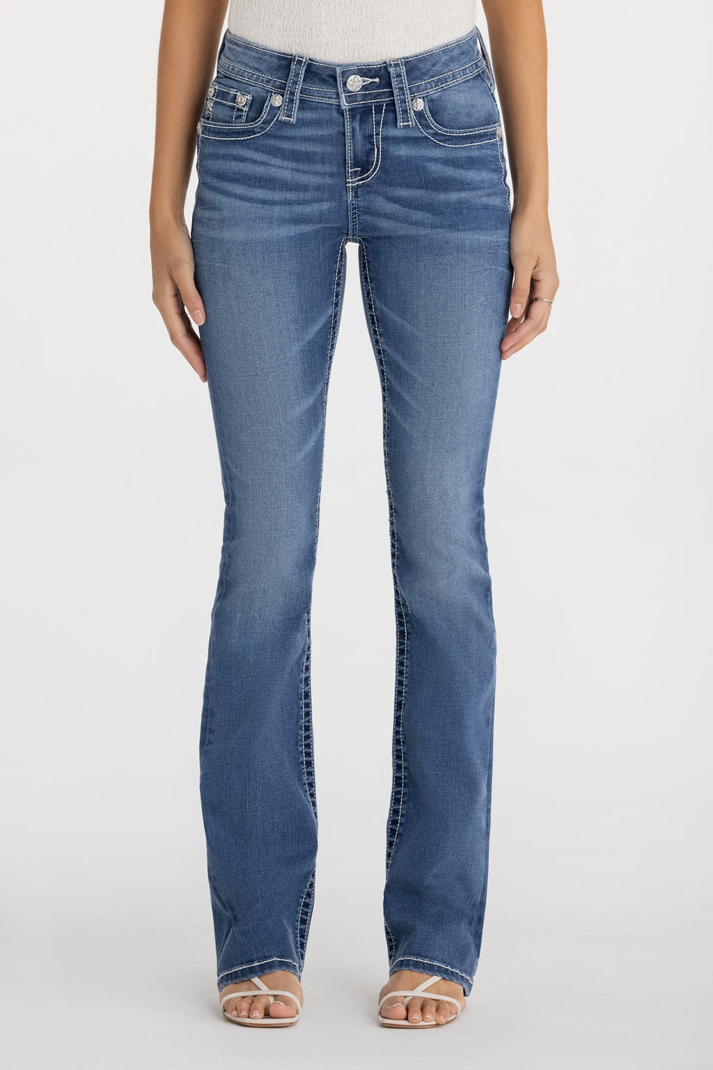 Adalie Fleur Bootcut Jeans