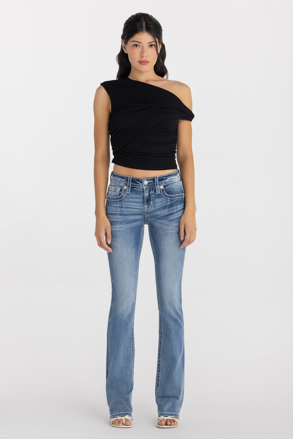Venus Cross Bootcut Jeans