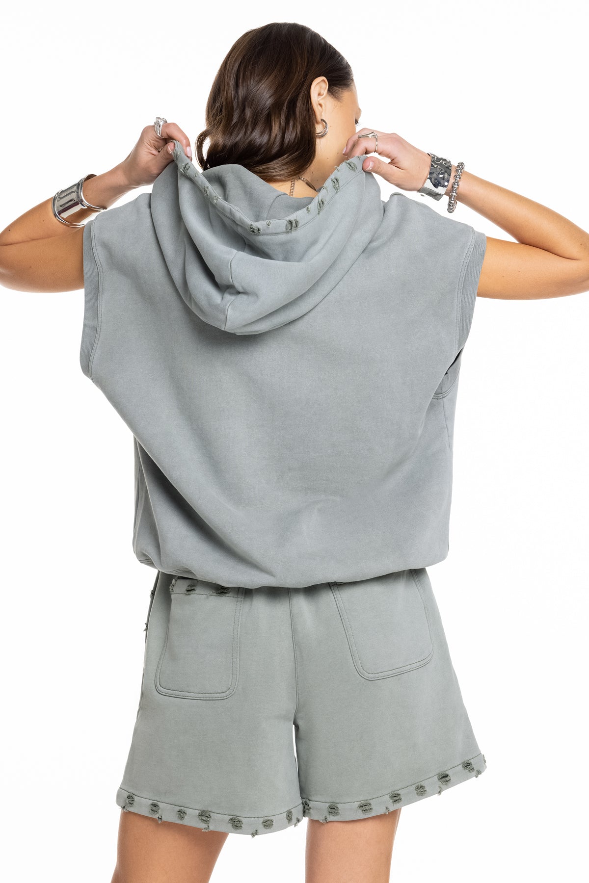 Aubrie Sleeveless Hoodie