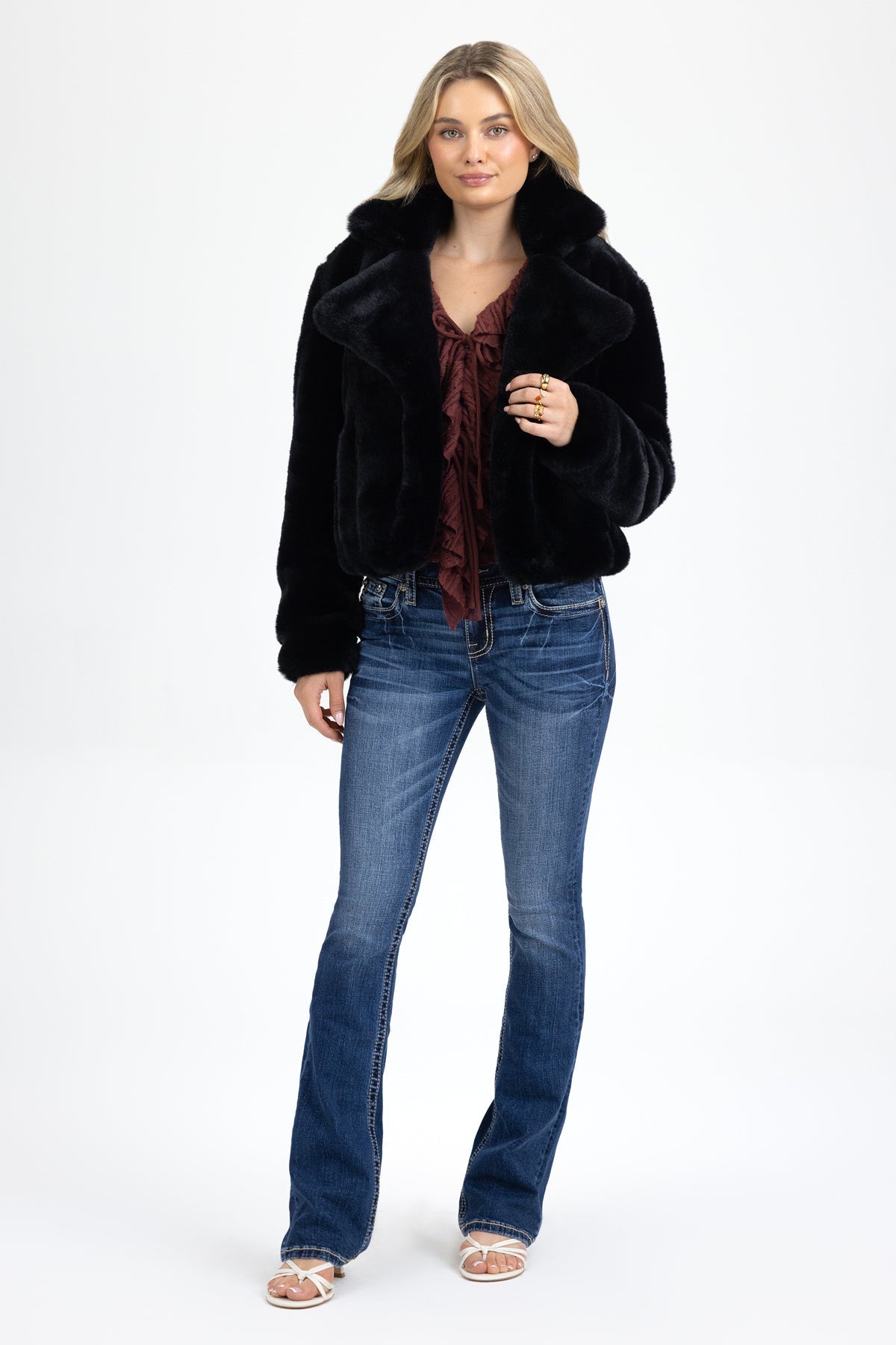 Adina Cross Bootcut Jeans