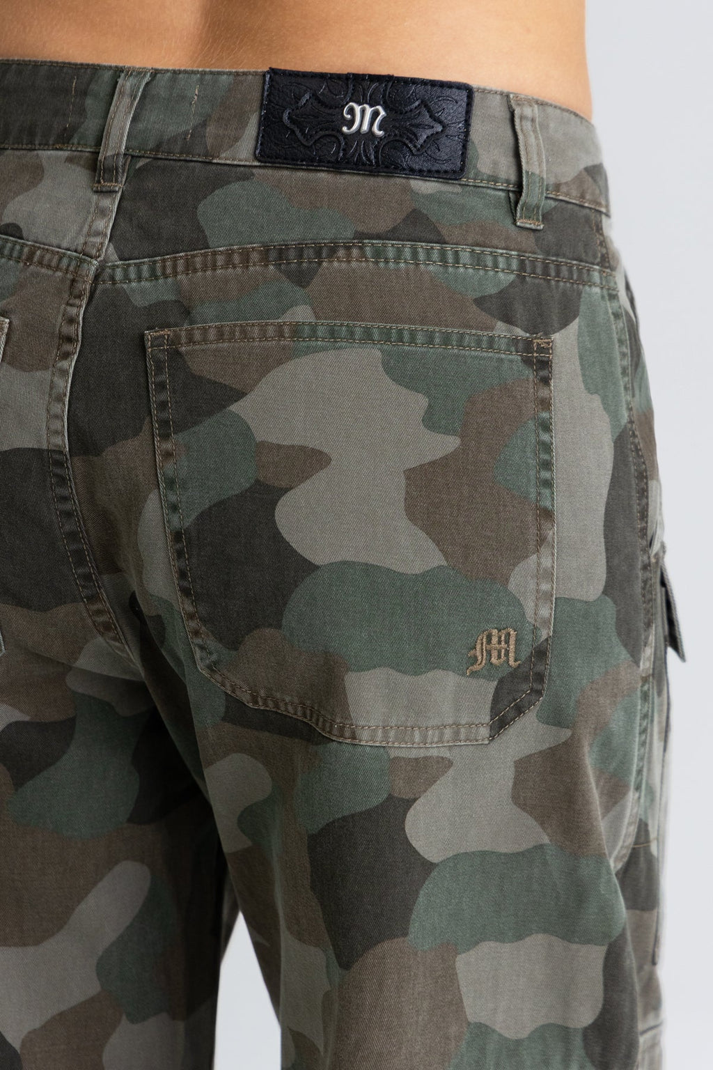 Chase Camo Baggy Wide Cargos