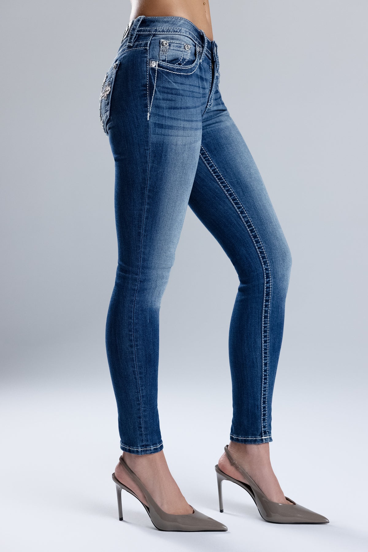 Azrael Cross Skinny Jeans