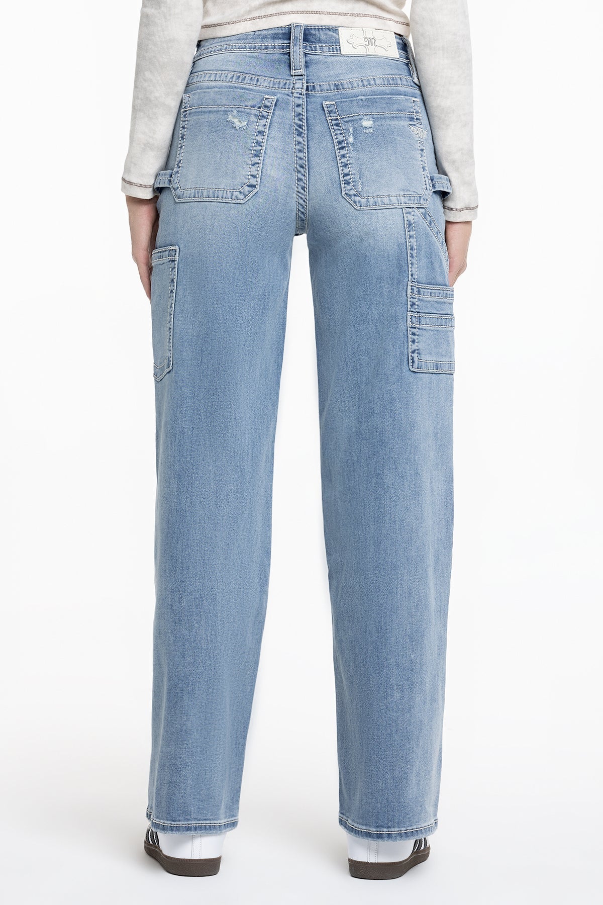 Callie Cargo Wide Leg Jeans