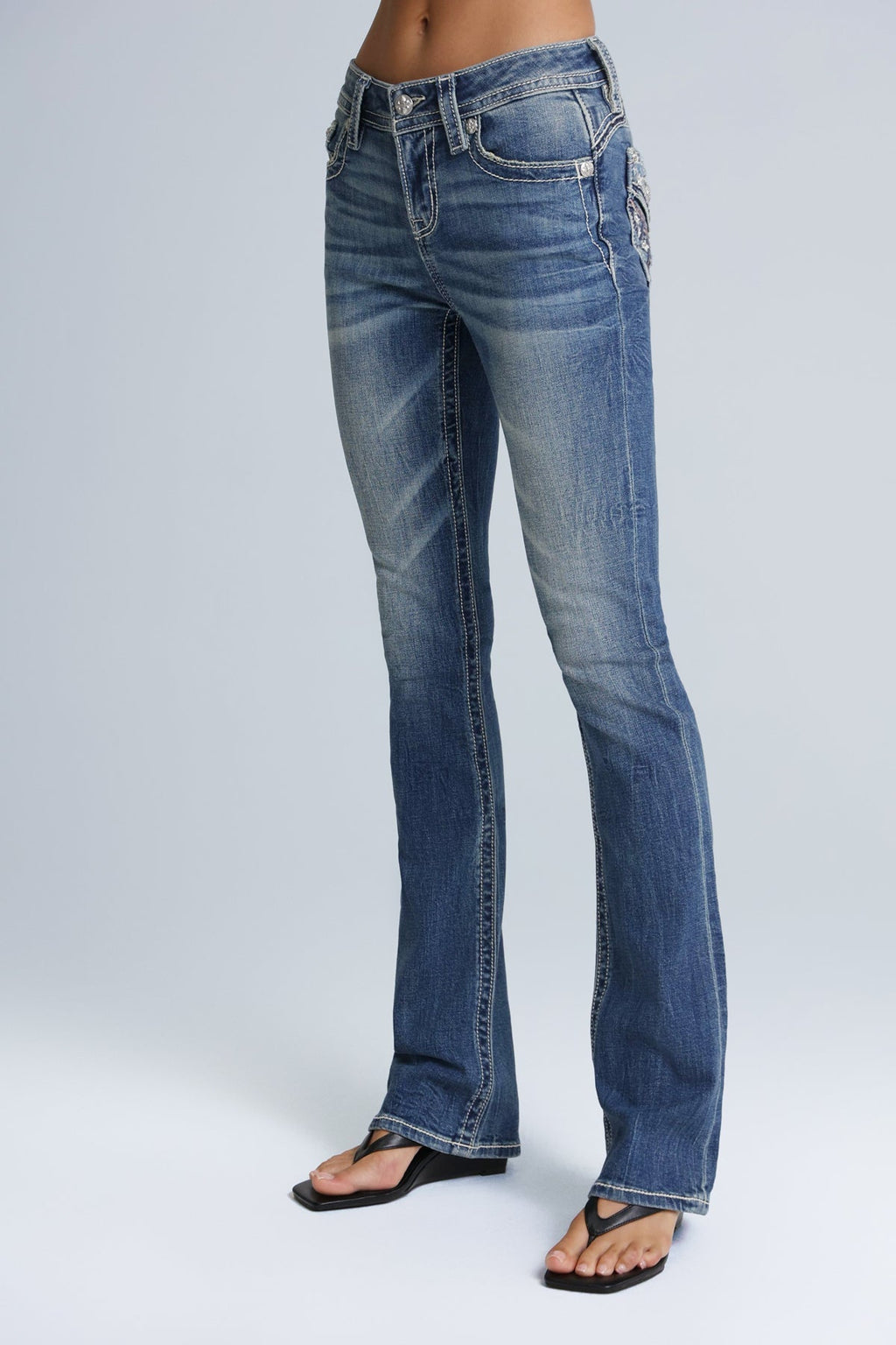 Spangled Bootcut Jeans