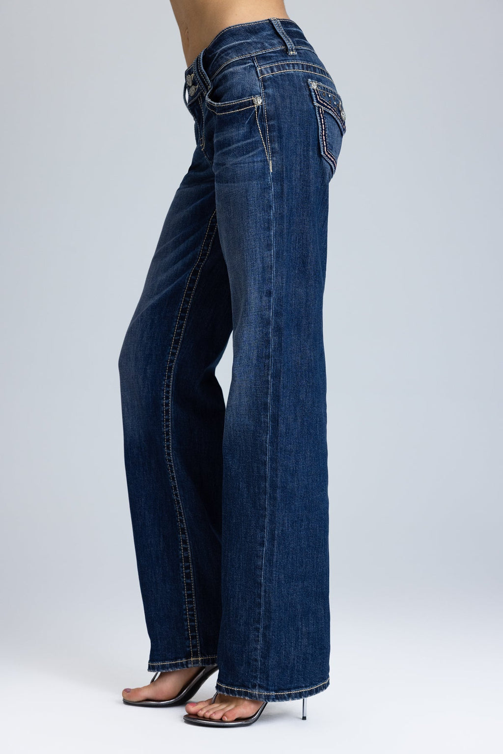 Giselle Double Waist Slim Wide