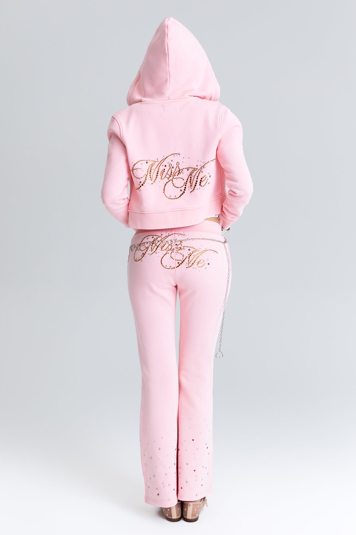 Strobe Rhinestone Sweatpants