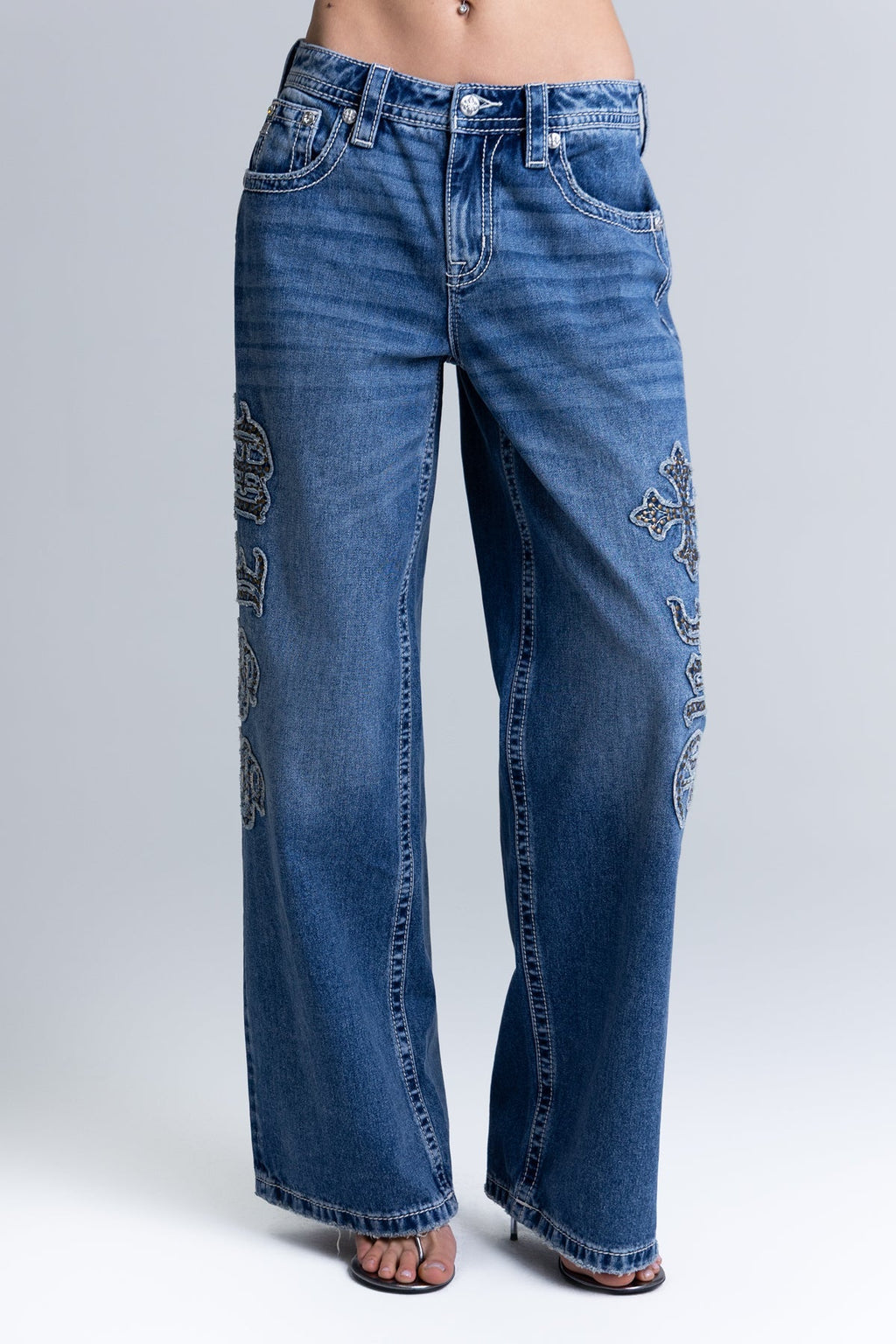 Azalea Low Rise Baggy Jeans