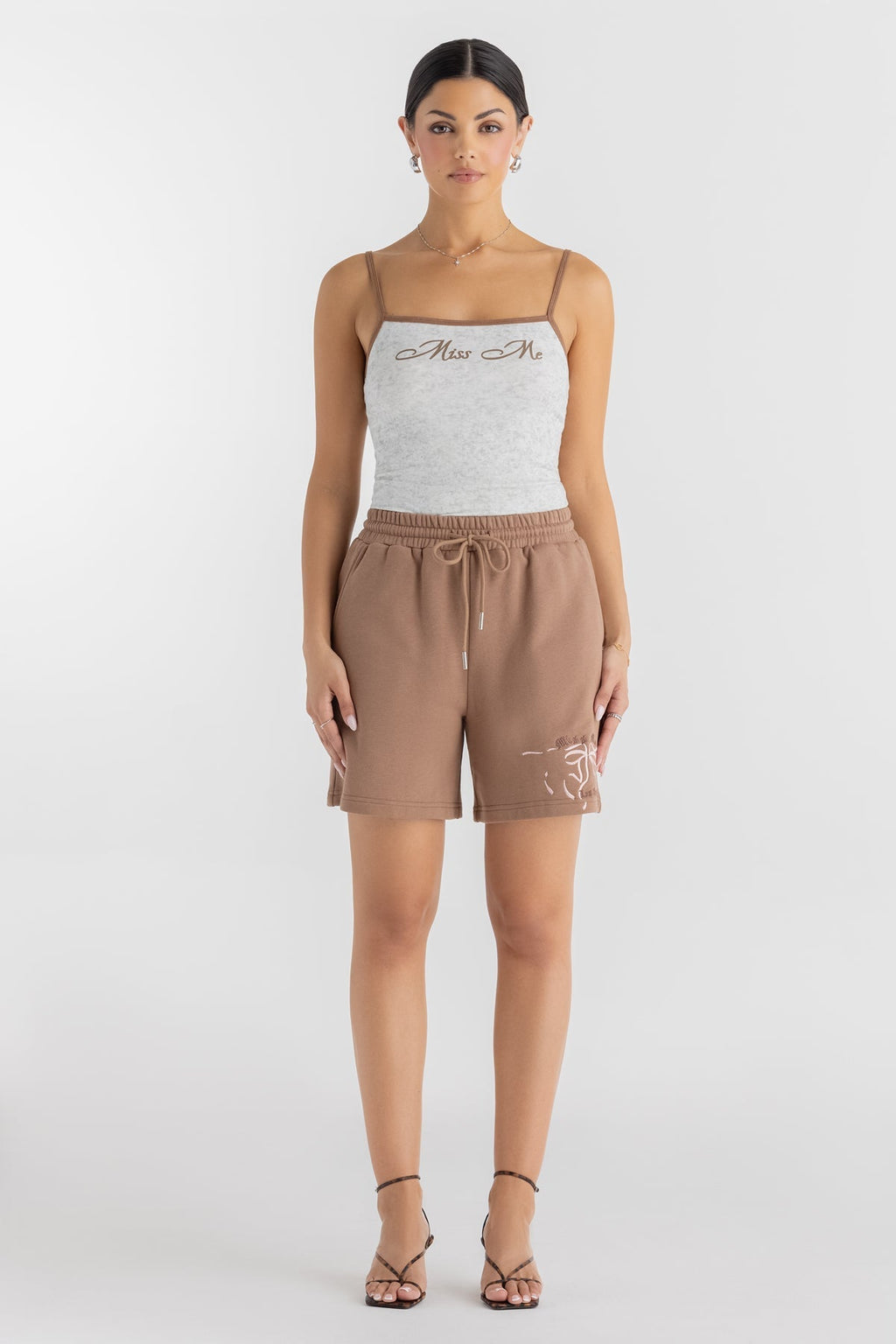Soleil Ribbon Sweatshorts