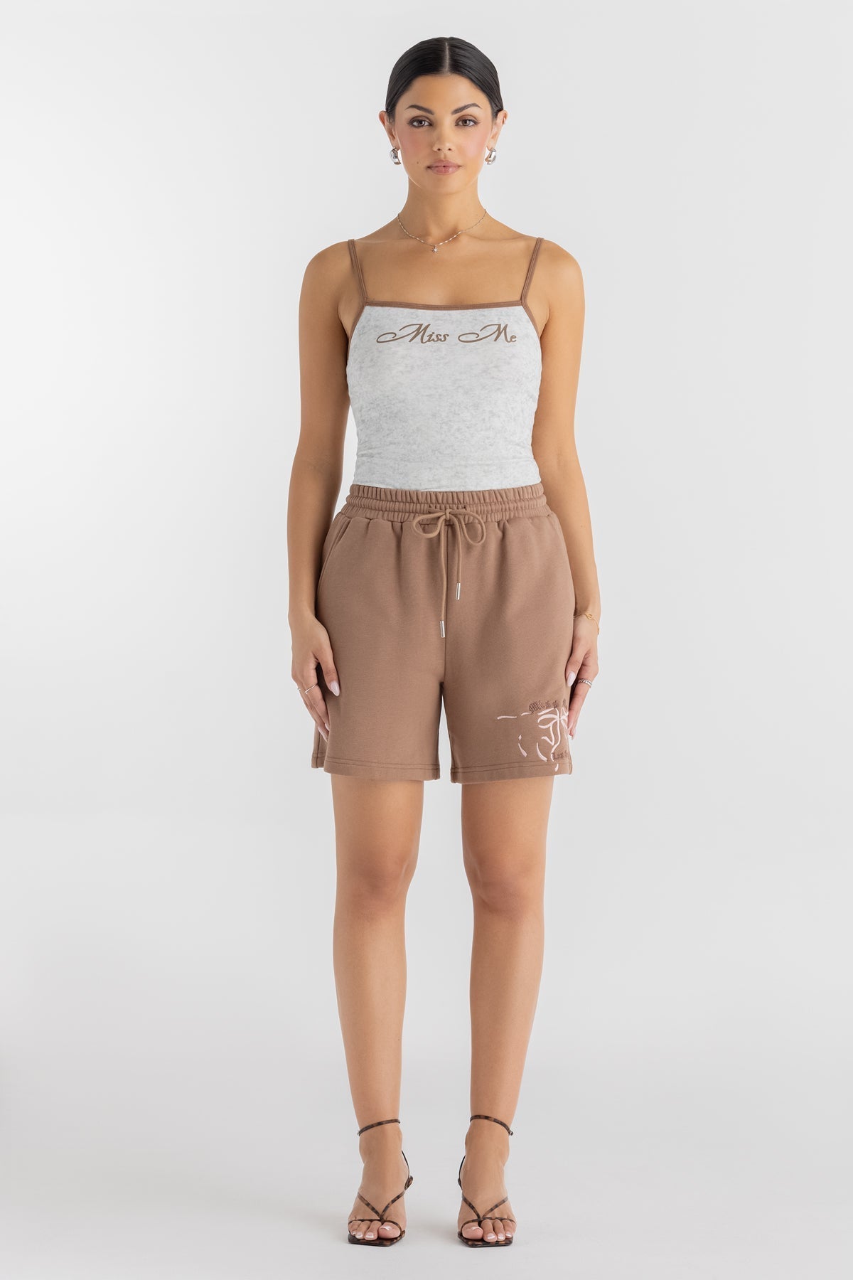 Soleil Ribbon Sweatshorts