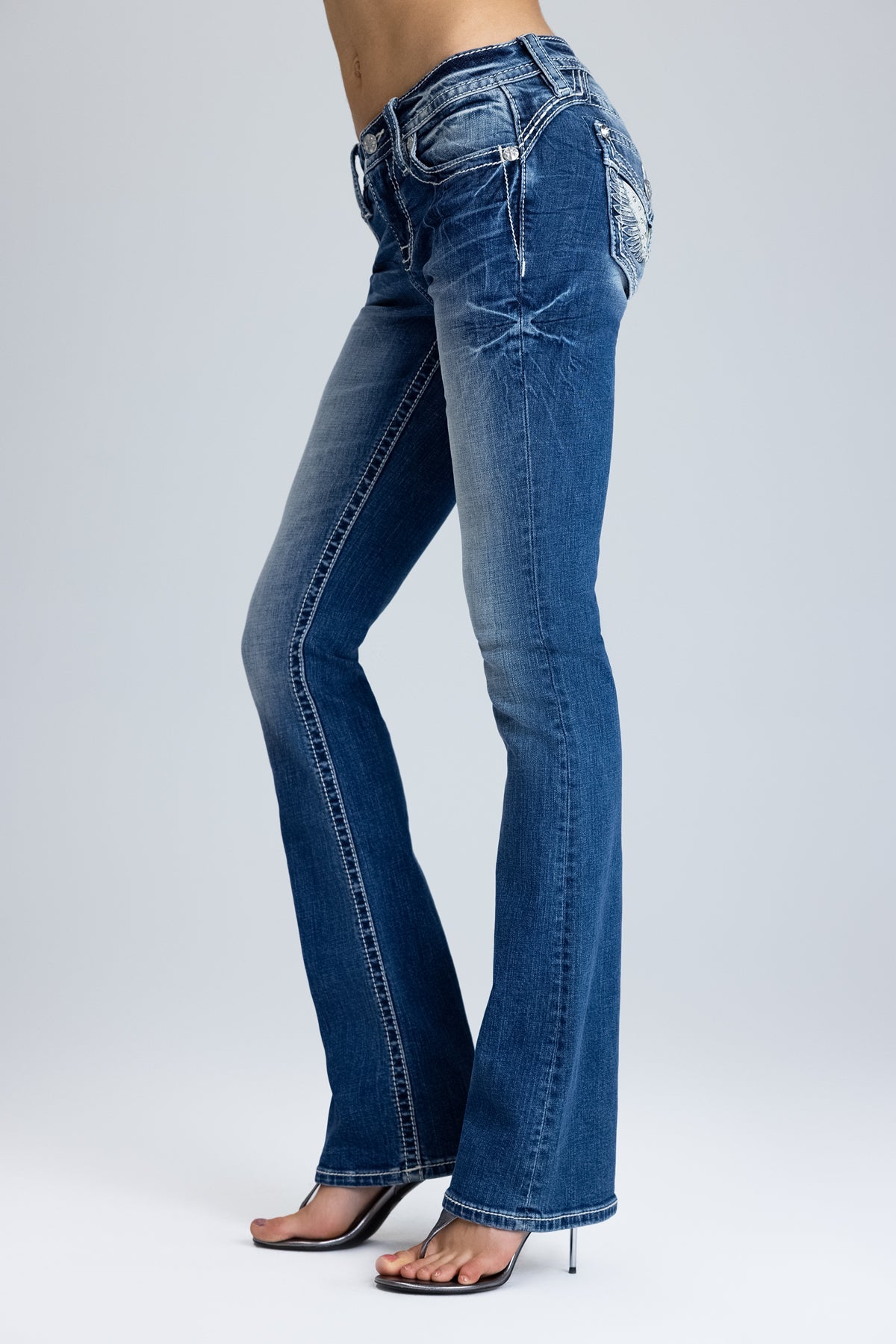 Destinee Wing Bootcut Jeans