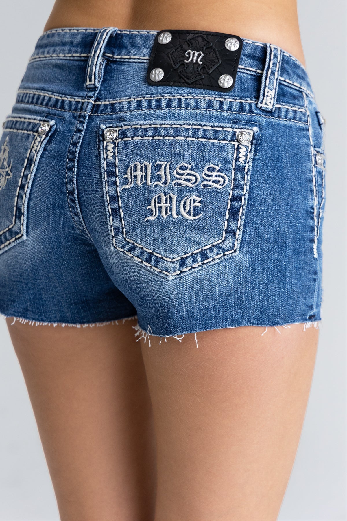 Gothic Pocket Low Rise Shorts