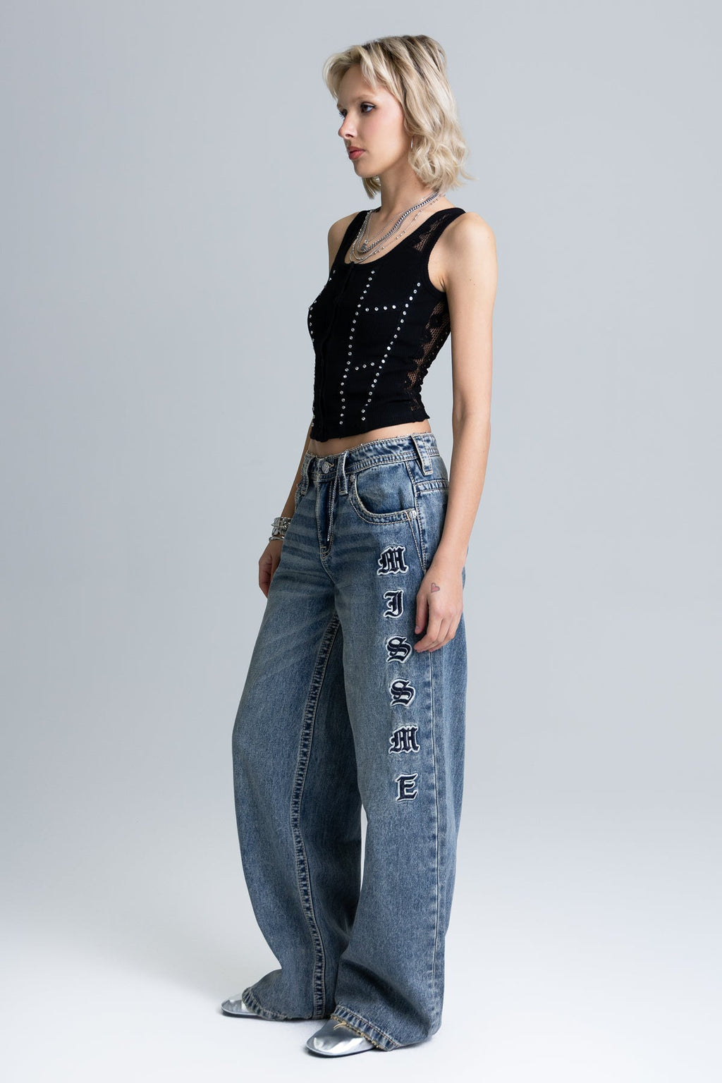 Flint Low Rise Baggy Jeans