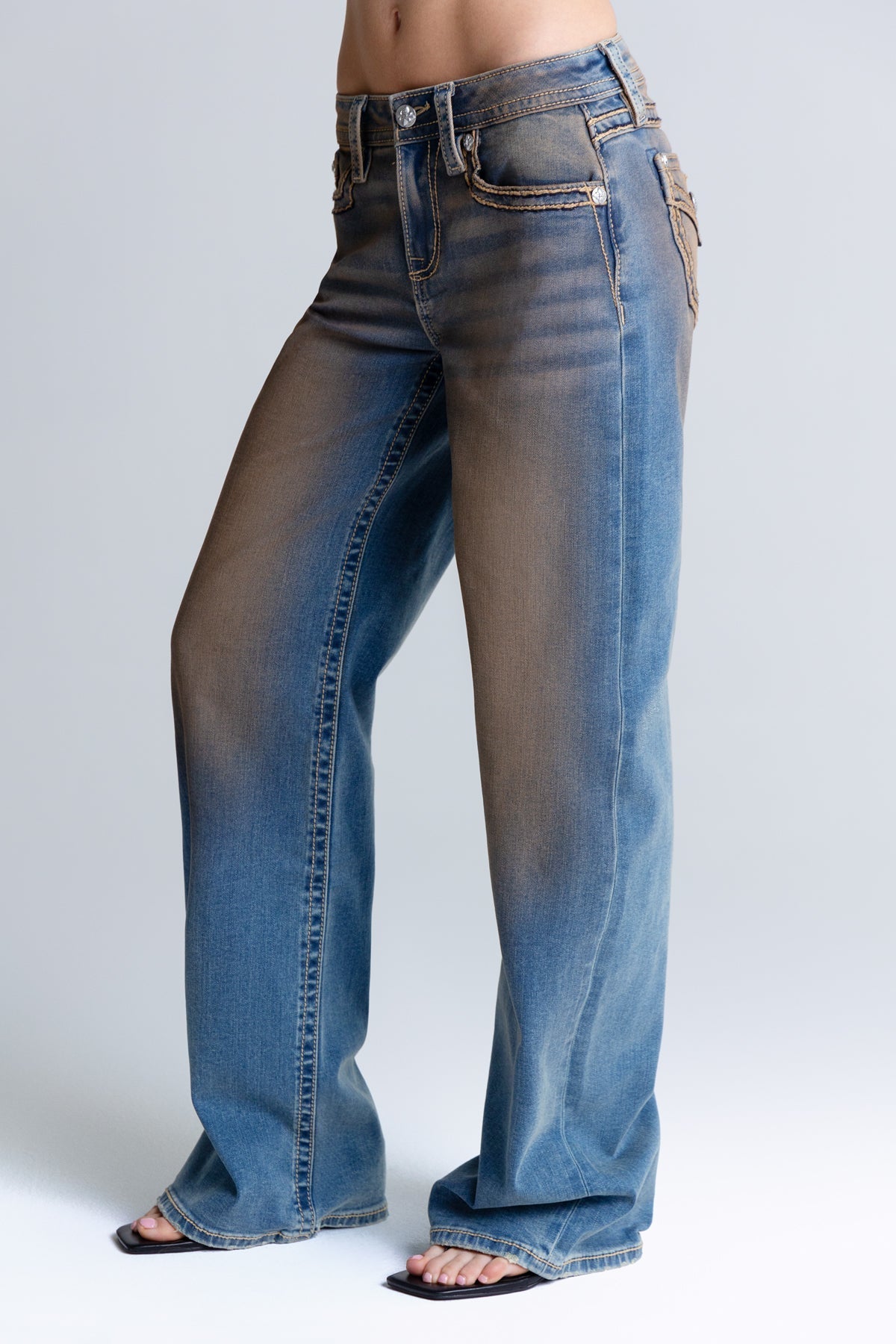 Hudson Wide Leg Jeans