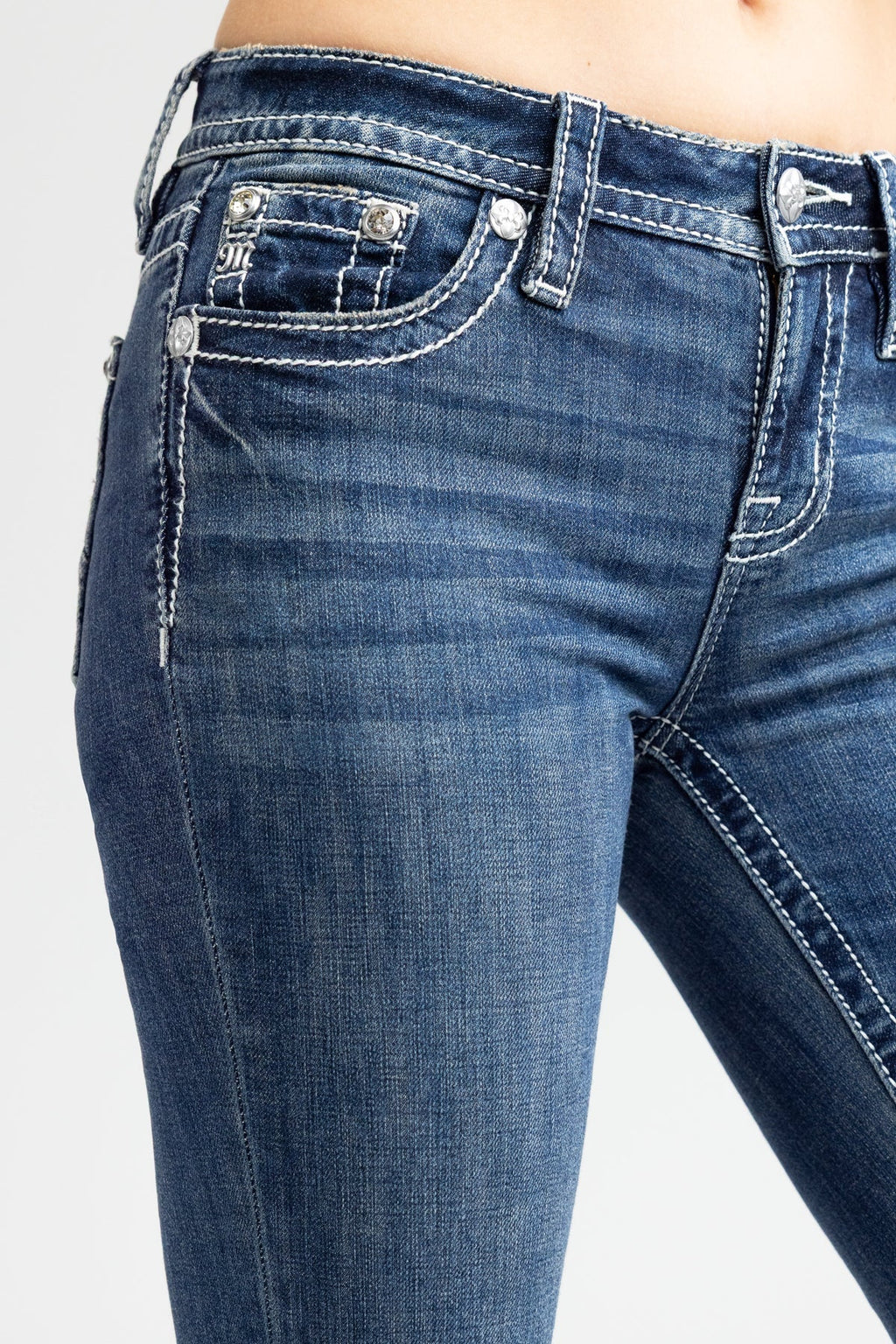 Nala Cross Bootcut Jeans