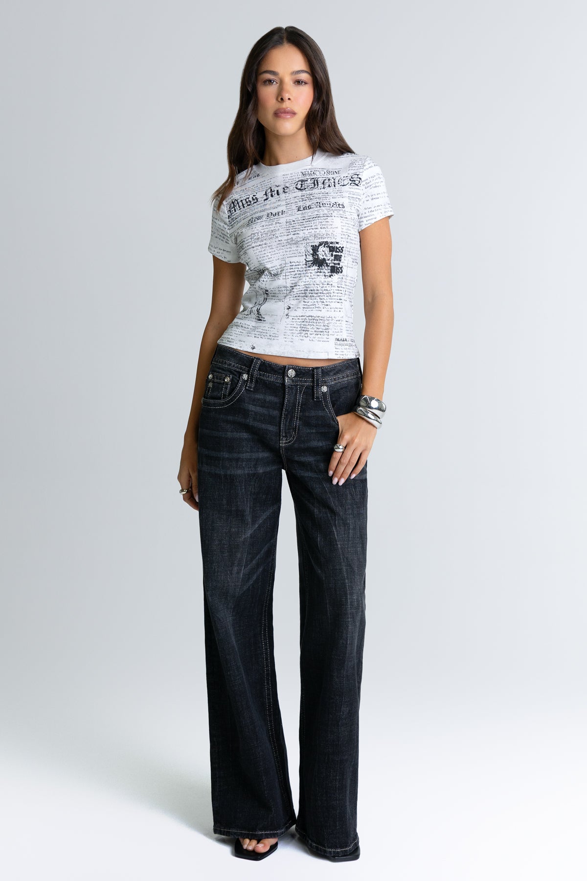 Covet Baggy Wide Jeans