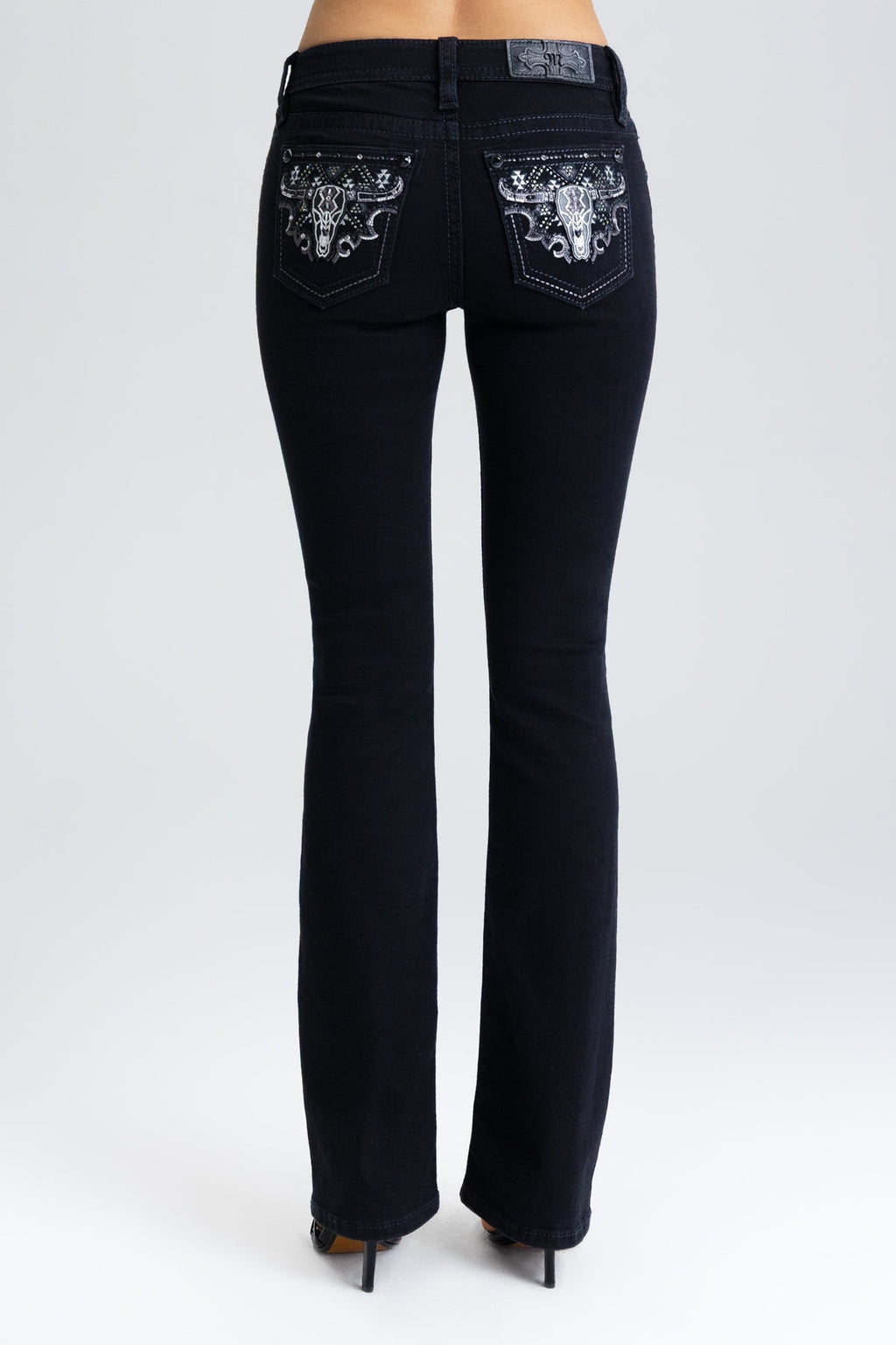 Black Spur Bootcut Jeans