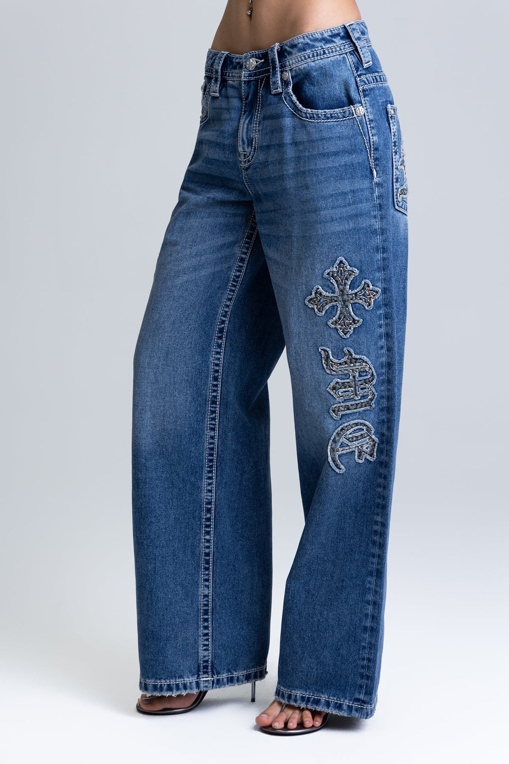 Azalea Low Rise Baggy Jeans