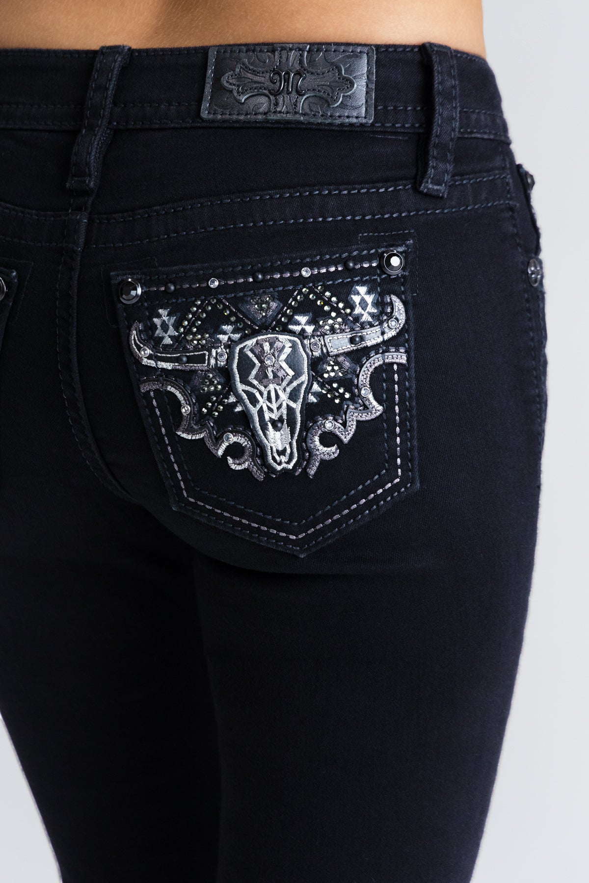 Black Spur Bootcut Jeans