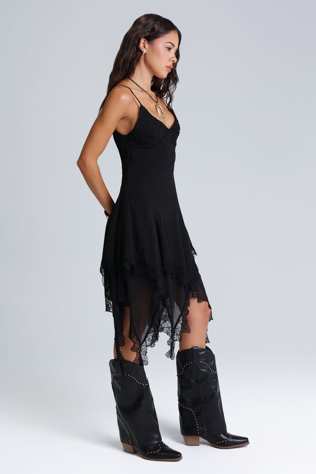 Ester Lace Midi Dress