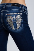 Arella Wings Bootcut Jeans