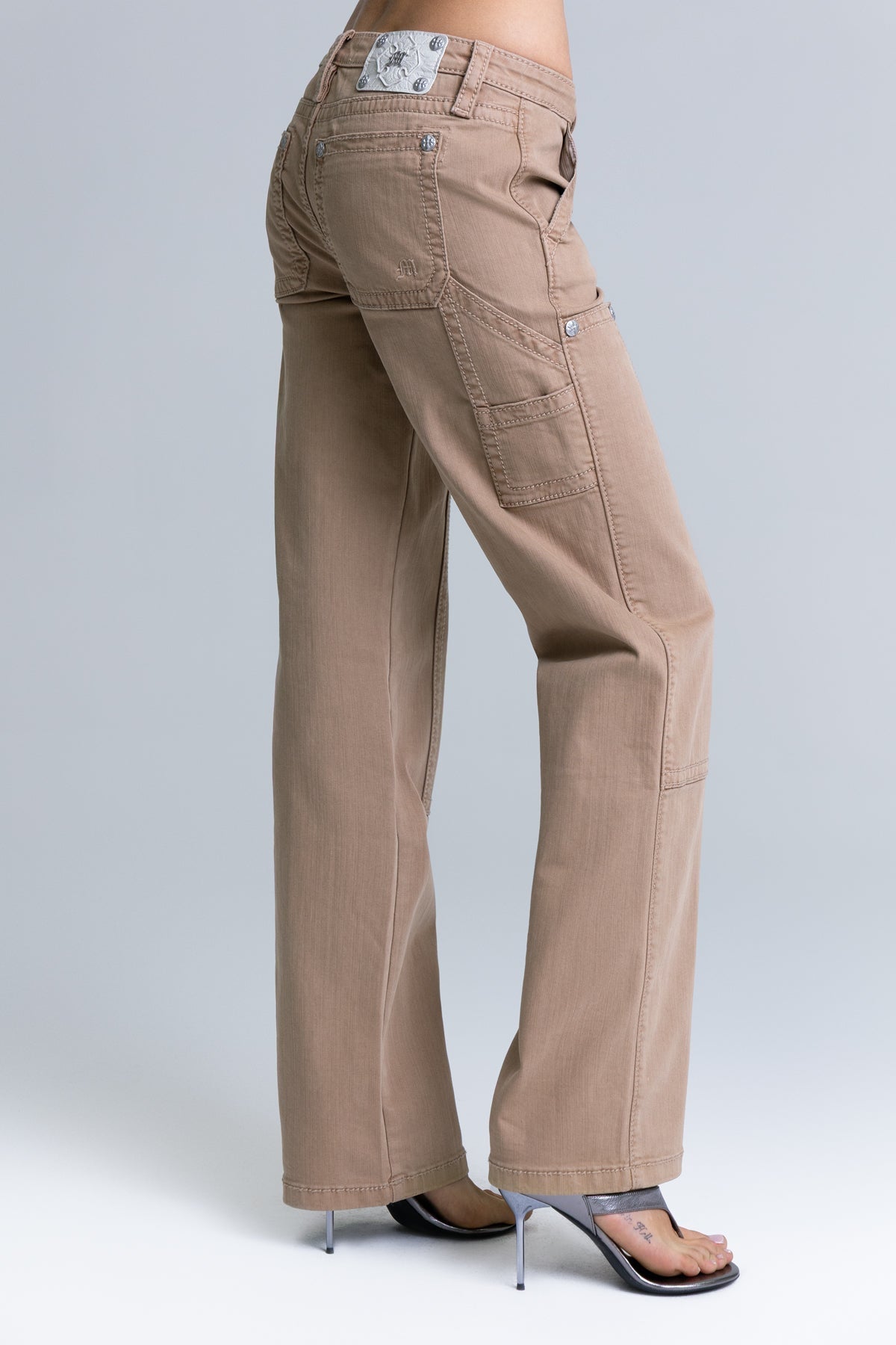 Cairo Low Rise Slim Wide Jeans
