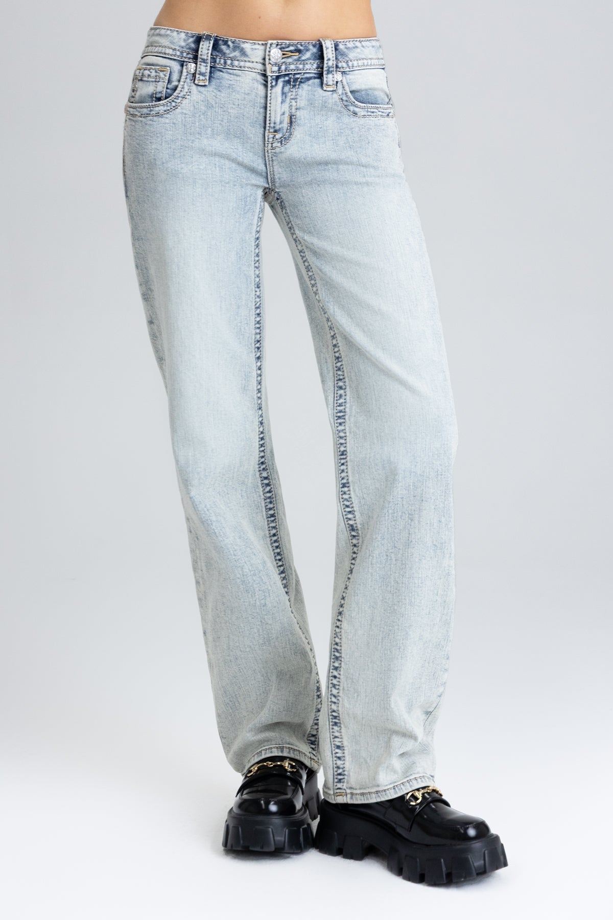 Aliyah Low Rise Slim Wide