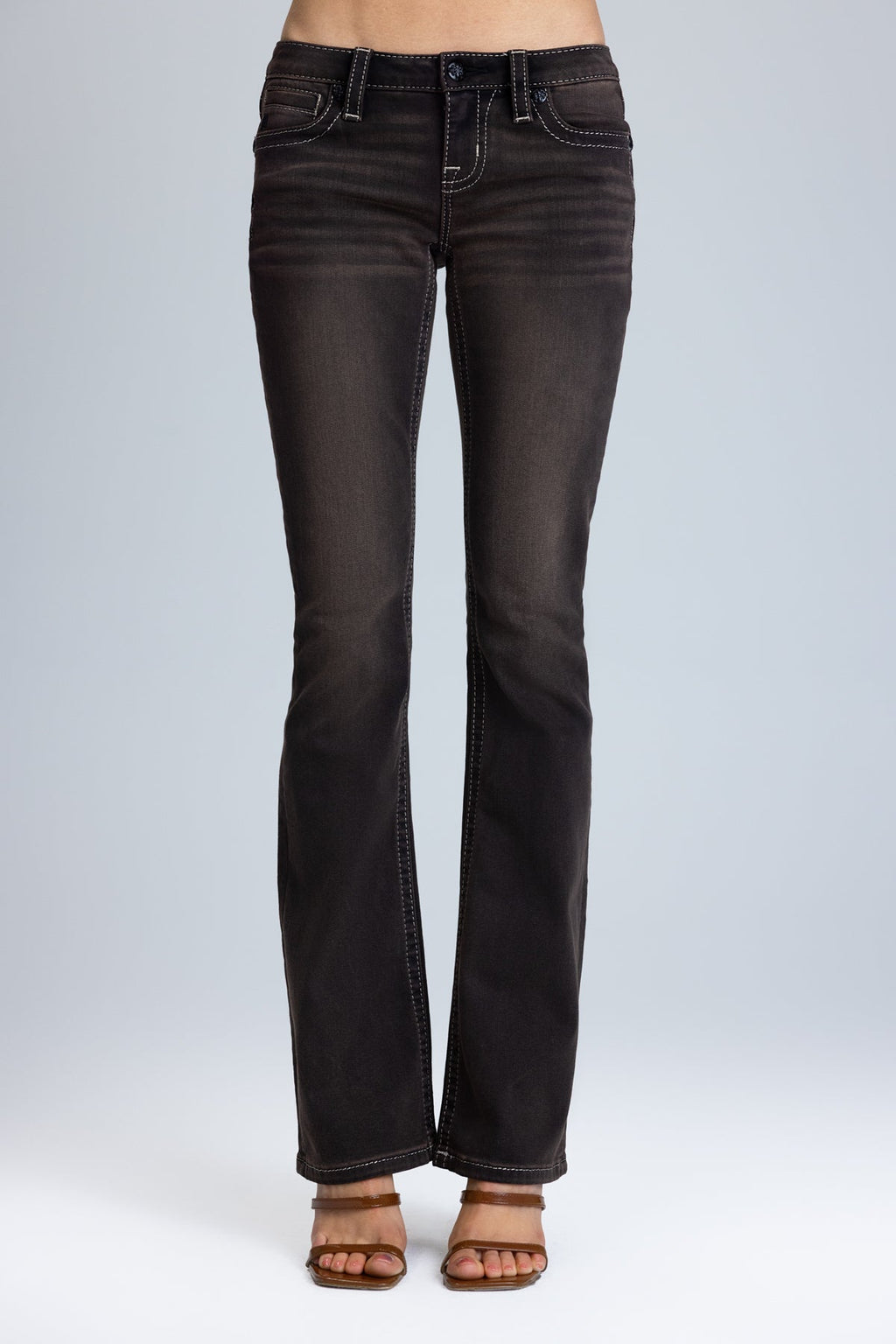 Gabbriette Low Rise Bootcut Jeans