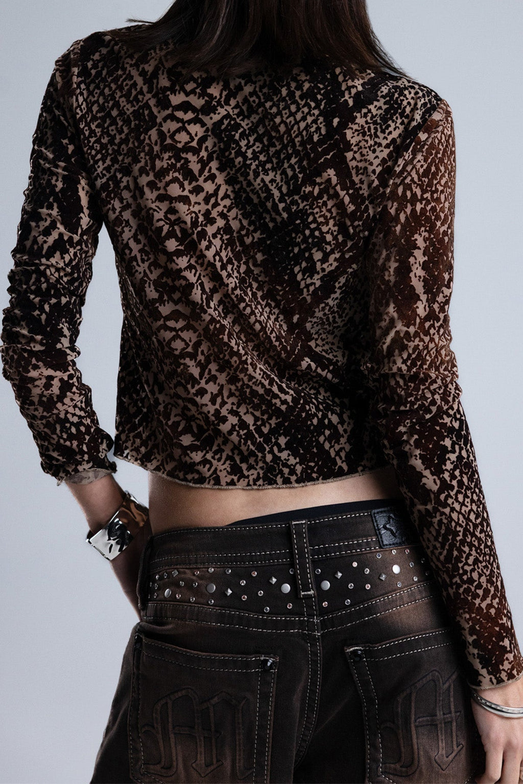 Sona Snakeskin Top
