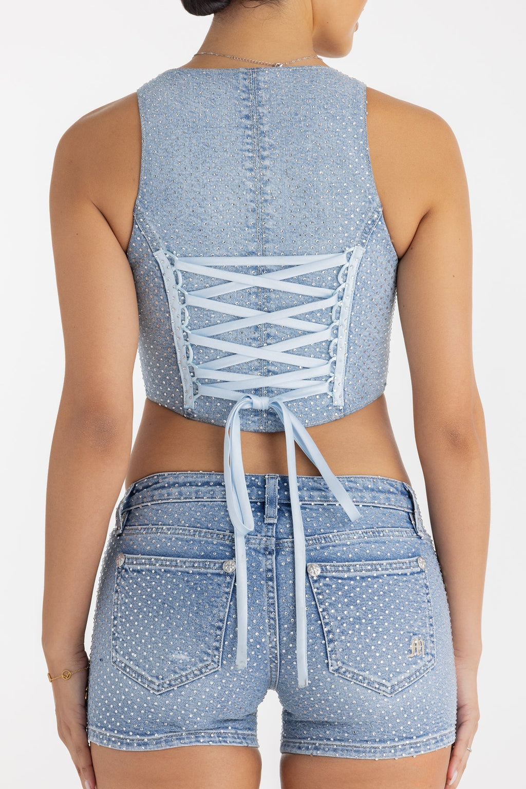 Evy Rhinestone Corset