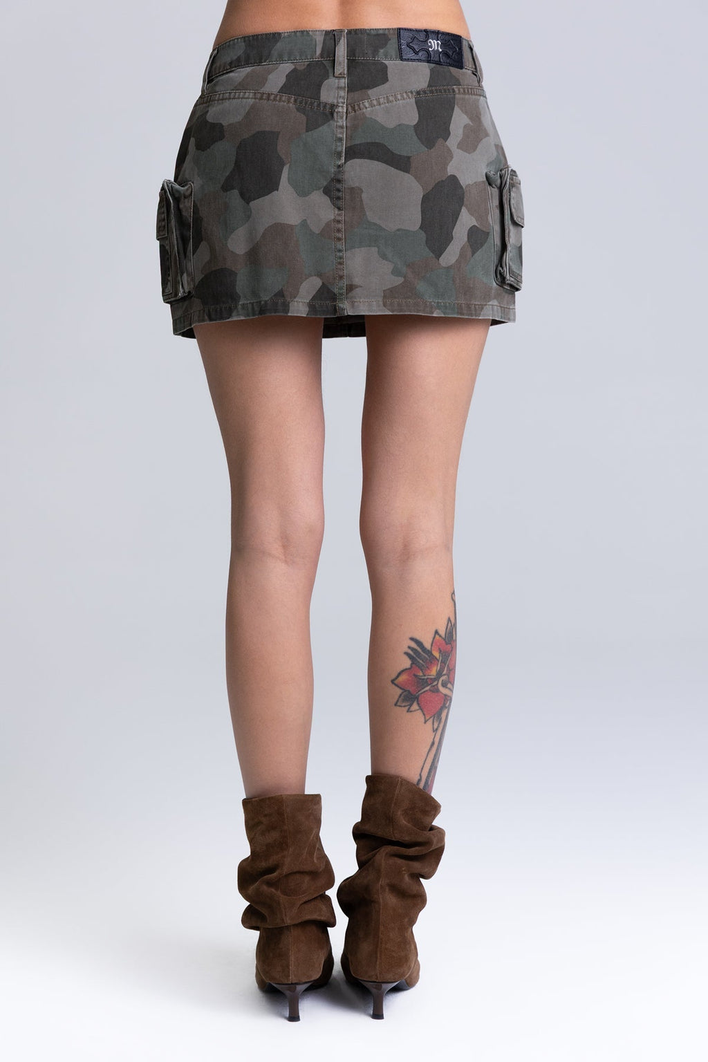 Chase Camo Cargo Skirt