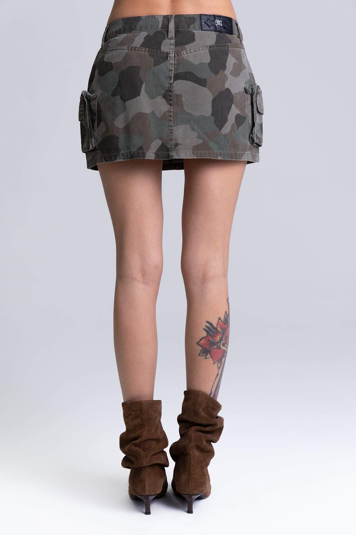 Chase Camo Cargo Skirt