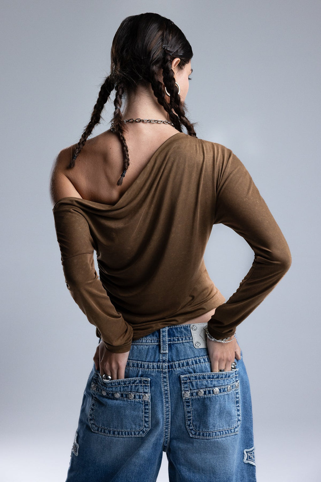 Gaia Cowl Neck Top