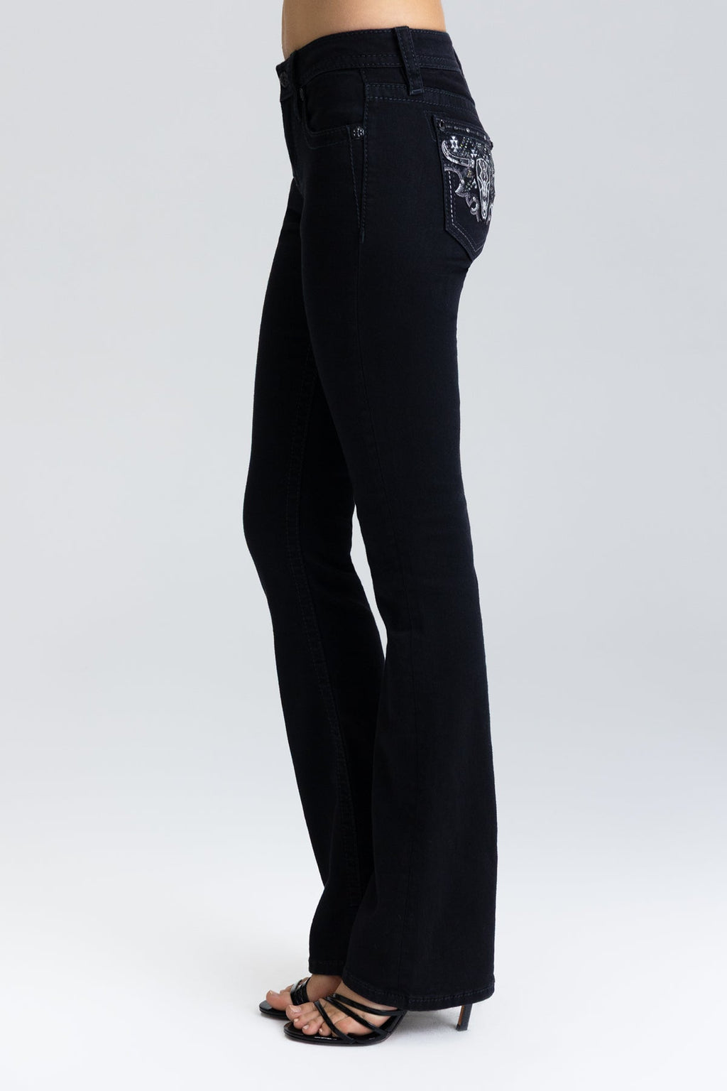 Black Spur Bootcut Jeans