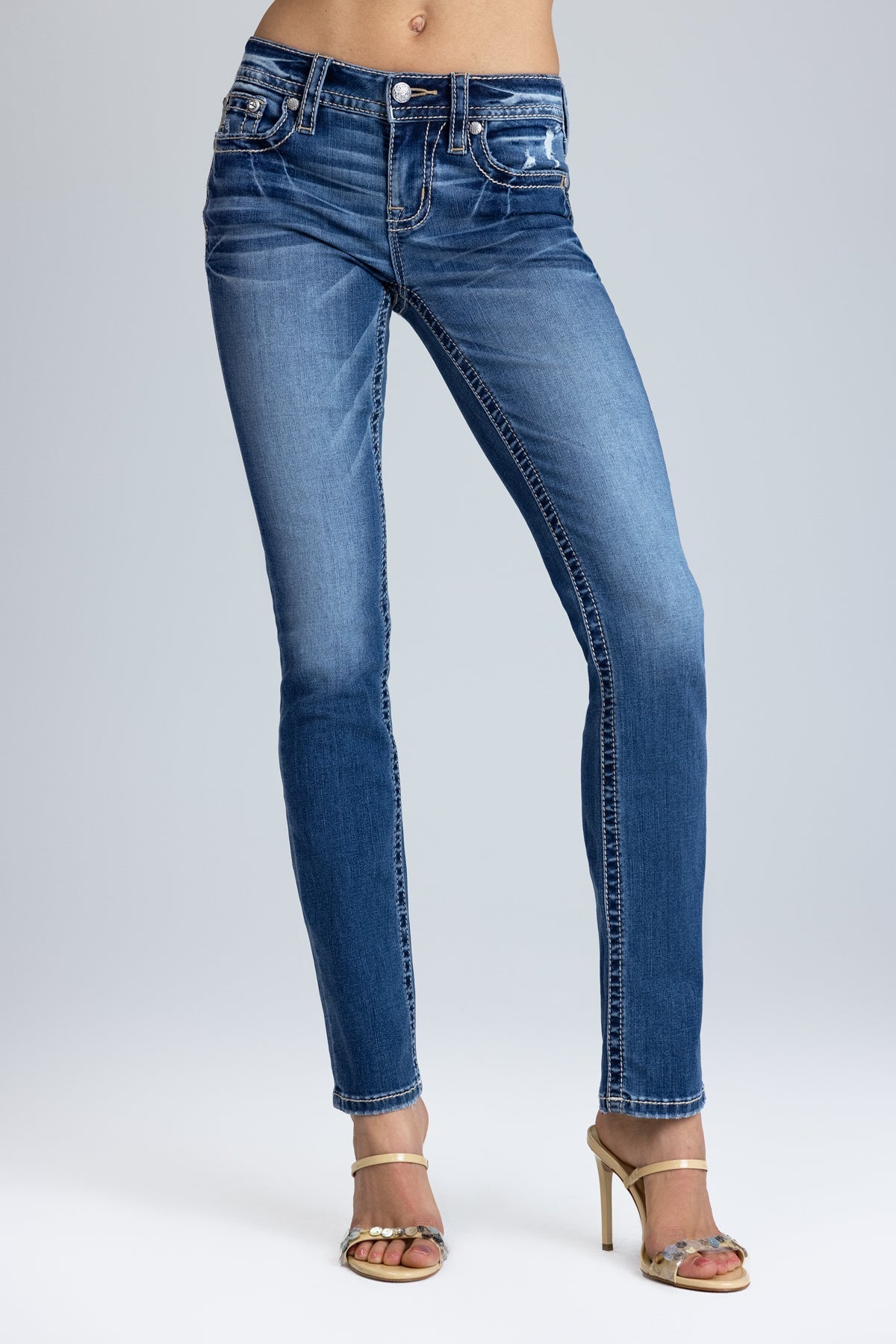 Arissa Wing Straight Jeans