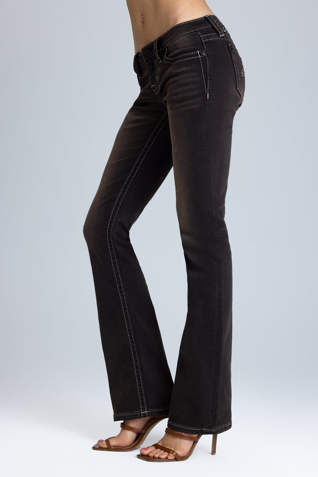 Gabbriette Low Rise Bootcut Jeans
