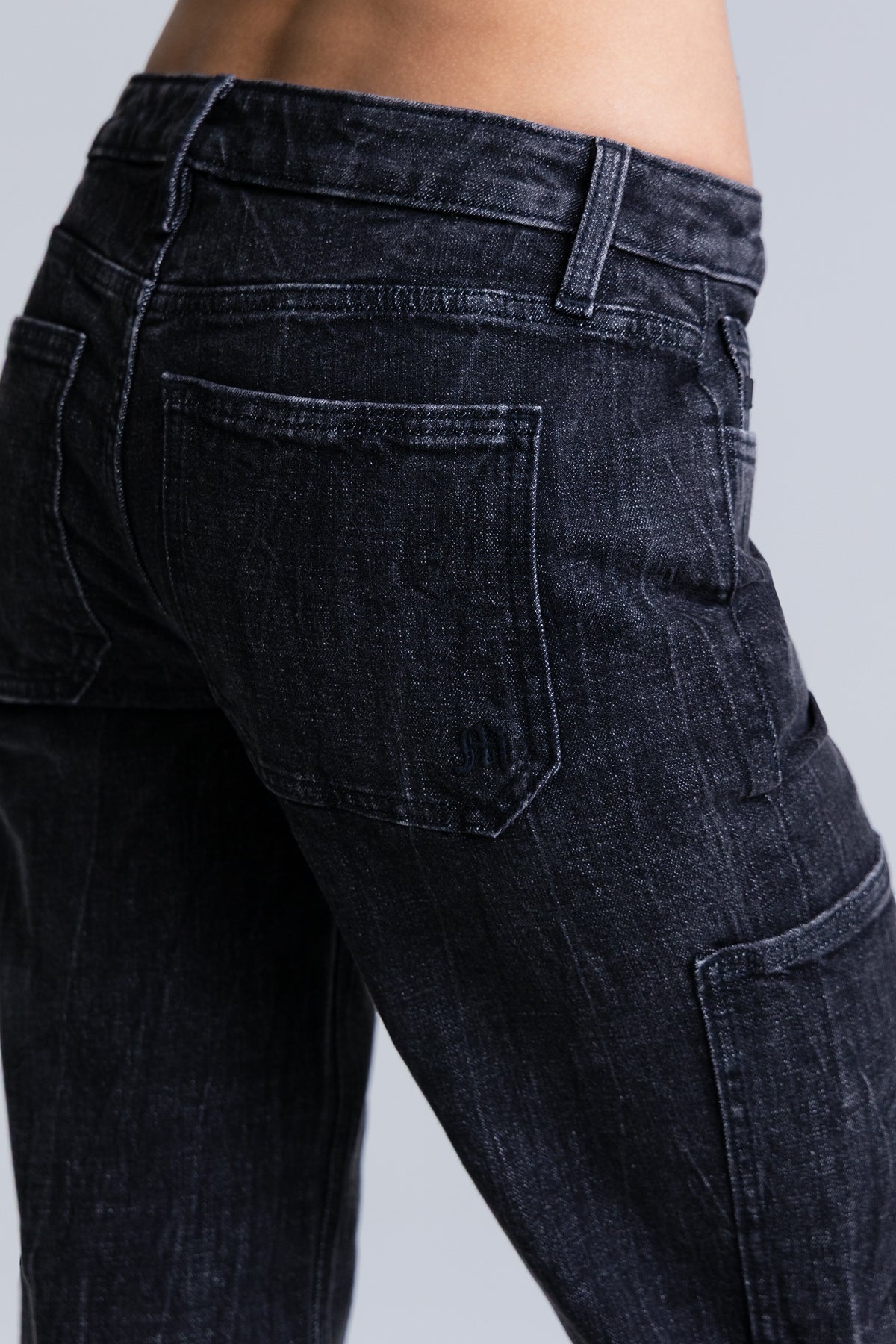Chelle Low Rise Slim Wide Cargo