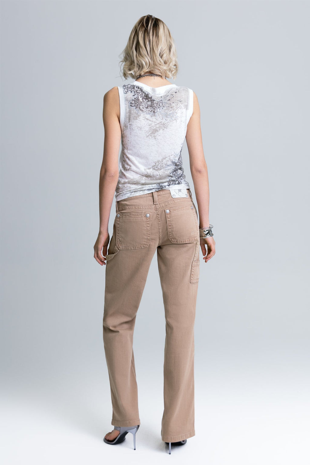 Cairo Low Rise Slim Wide Jeans
